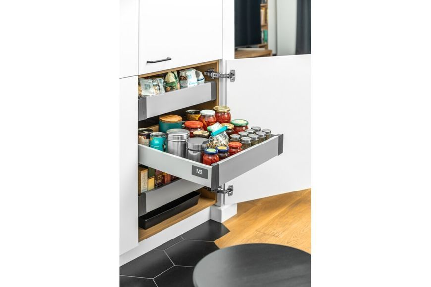 Висувна система MODERN BOX push to open L-500 низький EOL PB-D-P2O500A фото