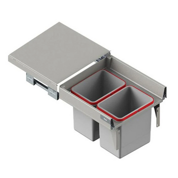 Відро для сміття REJS Comfort Box 50 H=350 направляюча L-500 срібне (А) WE28.1618.01.002 фото