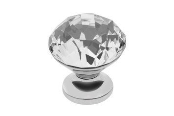 Ручка GTV Crystal Palace CRPB d 25 Хром+Скло EOL GZ-CRPB25-01 фото