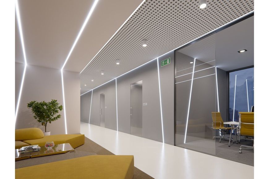 LED-профіль кутовий внутрішній для гіпсокартонних плит 3м (D) PA-GLAXGKWK3M-00 фото